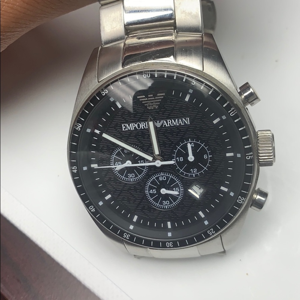 Emporio Armani stainless steel watch
